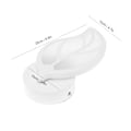 Miniatyrbillede 6 af 8: LED væglampe moderne akryl bladform lampe soveværelse korridor indretning varm hvid 12W 85265V