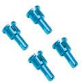Pikkukuva 4 / 8: 4 kpl Metalliset koiranluun differentiaalinivelkupit WLtoys A959 A949 A969 A979 1/18 RC-auton osiin Sininen