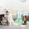 Miniatyrbillede 7 af 7: Automatisk kæledyrsfoderdispenser Vanddispenser Sæt til kat Små hunde