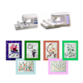 Pikkukuva 1 / 2: 4 kpl/setti ompelukoneen kirjontakehyssetti Brother PE-700 PE-700II PE770 PE780D -koneeseen