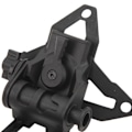 Miniatyrbillede 4 af 8: Nattesynshjelm Montering Foldbar Justerbar Enkel Betjening Bred Kompatibilitet Nylon NVG Montering til PVS15 PVS18 GPNVG18 Sort