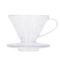 Miniatyrbild 2 av 2: Transparent kaffedripperfilter tesil, återanvändbar häll över serveringsmugg 1-2 koppar