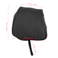 Miniatyrbillede 6 af 8: Polyester Baitcasting Reel Cover Beskyttende Etui Anti-kollision Fiskehjul Opbevaringspose (Sort)