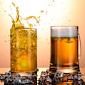 Miniatyrbild 2 av 5: Utsökta ölglas i glas, robust högkvalitativt glas med handtag, 650 ml tunga ölglas, klassisk och elegant design för restauranger och hem, Does