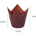 Miniatyrbillede 2 af 7: Tulip papir muffinforme til fest bryllup