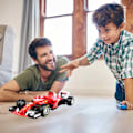 Miniatyrbilde 5 av 5: Bimeko Formelbilmodell Lafali F1 LAFHA Racingbilmodell 1:43 Formel legering modellbil sving