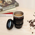 Miniatyrbillede 5 af 6: Kameraobjektiv krus kaffekopper rustfrit stål indsats - 400ml