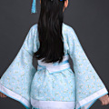Miniatyrbilde 3 av 6: Barnas Antikke Kvinnelige Hanfu Tang-Kostyme Qin-Dynastiet Vår og Høst Krigende Stater