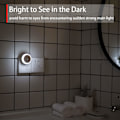 Miniatyrbild 3 av 5: Plug-in Bekväm Nattlampa, Kompakt Design Skymningssensor för Sovrum Badrum Kök Hall