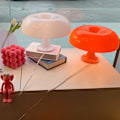 Miniatyrbillede 4 af 5: Klassisk dansk svampebordlampe moderne minimalistisk nordisk designermodel værelse soveværelse natbord atmosfære læsebordlampe