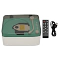 Miniatyrbillede 2 af 8: CD-afspiller Mini Multifunktionel Vintage Bluetooth-højttaler CD-afspiller til hjemmet Grøn