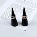 Miniatyrbilde 3 av 6: Ringstativ, 5 ringkjegler, svart for butikker og hjem