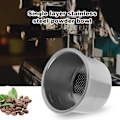Miniatyrbillede 7 af 8: Rustfrit stål kaffefilter kurv 1 lag multi huller ikke-tryksat 4 kopper 51mm