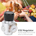 Miniatyrbilde 7 av 8: 0-90PSI CO2-regulator 3/8in rustfritt stål brus vann trykkreduksjonsventil for hjemmebrygging