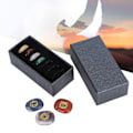 Miniatyrbilde 1 av 8: 7 stk Chakra-steiner som symboliserer kroppschakraer, fred i sinnet, samling av forsyninger med etui