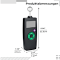 Miniatyrbild 2 av 6: Beröringsfri fuktsensor för trä och byggmaterial, noggrann och snabb mätning med programmerbara larm, högfrekvent avkänningsteknik