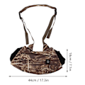 Miniatyrbild 6 av 8: Handmuff Värmare Camo Uppvärmd Handvärmare Väska USB-driven 3 Temperaturer Vattentät Mjuk Handvärmare Ficka för Fiske