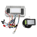 Miniatyrbillede 2 af 8: 3-Mode Sinus Børsteløs Controller med LCD Display Kit 48/60V 1000W Varmeafledning til Elcykel