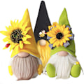 Miniatyrbillede 3 af 8: Solsikke Bi Gnome, Stoppet Ansigtsløs Dukke Dværg