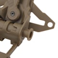 Miniatyrbillede 5 af 8: Nattesynshjelm Montering Foldbar Justerbar Enkel Betjening Bred Kompatibilitet Nylon NVG Montering til PVS15 PVS18 GPNVG18 Tan