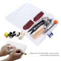 Miniatyrbild 8 av 8: 54 st filtnålsats ullfiltstygn stansverktyg startpaket för DIY-leksaker hantverk