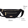 Miniatyrbild 2 av 5: Midjeväska Crossbody för utomhusvandring Resor