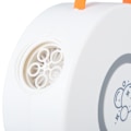 Miniatyrbillede 5 af 8: Automatisk roterende boblemaskine USB genopladelig automatisk bobleblæser til børn småbørn indendørs udendørs fødselsdagsfester legetøj hvid
