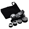 Miniatyrbillede 2 af 6: 3-i-1 Universal Fisheye Vidvinkel Makro Clip Kameraobjektiv Kit