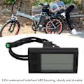 Miniatyrbillede 8 af 8: Elektrisk cykel LCD-display meter cykling speedometer odometer cykel computer panel 24V 36V 48V