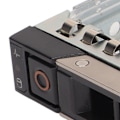 Miniatyrbilde 3 av 8: HDD-skuff SAS/SATA-grensesnitt 2,5 tommers metallmateriale sølv datamaskin harddisk skuff for Dell R740 for R740XD