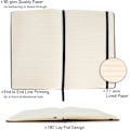 Miniatyrbillede 2 af 6: Basics notesbog, klassisk design, A5, ternet