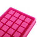 Miniatyrbillede 3 af 8: 40Grids Silikone Isterningbakke Firkantet Form Isterninger Maker Form DIY Køkken TilbehørRose Rød