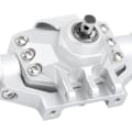 Miniatyrbilde 1 av 6: Metall CNC fjernkontroll bakaksel tilbehør for Scx10 II 90046 90047 1/10 Crawler RC bilSølv