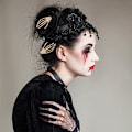 Pikkukuva 4 / 5: Halloween-luurankokäsien luuklipit