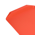 Miniatyrbilde 3 av 8: 3PCS Fargerik Matbrett Rektangel Tykk Binaural Plastbrett Varmebestandig Stable Cafeteria Brett for Hotel Orange