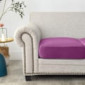 Miniatyrbilde 6 av 6: Stretch hjem hotell Sølv fløyel super myk sofa putetrekk sofa hatt sofa støvtrekk stoff