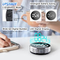 Miniatyrbild 3 av 6: Digital kökstimer, stor LCD-display med minnesfunktion och roterande timer för enkel användning, perfekt för matlagning, seniorer och barn