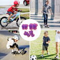 Miniatyrbilde 5 av 5: Kne- og albuebeskyttere for jenter til skøyting, inline skating