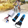 Miniatyrbillede 1 af 8: 24V 250W Elektrisk Cykel Controller Kit Blå Krystal Twist Throttle Accelerator