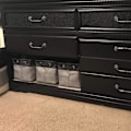 Miniatyrbild 5 av 5: Hopfällbar tvättkorg 24,6L för kläder, leksaker, 3-pack