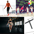 Miniatyrbilde 5 av 5: Hopptau for voksne fitness for dobbel unders - justerbar