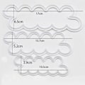Miniatyrbillede 5 af 8: Rose Cutter Fondant, Blomster Cookie Cutter, Kageform Bageform