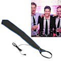 Miniatyrbilde 1 av 8: LED-slips med justerbare lysmoduser i polyester med nøkkelbryter for karneval, musikkfestival og fest