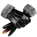 Miniatyrbild 1 av 5: Damvantar Vinter Varma Touchscreen Handskar Vinterhandskar