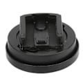 Miniatyrbillede 6 af 8: Cykelcomputerholder CNC Anode 28,6mm forgaffeldiameter 304 rustfrit stål skruer cykelstam headset cover mount sort
