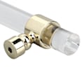 Miniatyrbillede 3 af 8: Krystal Akryl Håndtag Transparent Nem at Installere Skuffe Træk Håndtag til Skabe Skuffer Kommoder B01277S Hul Afstand 96 Guld