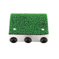 Miniatyrbild 3 av 8: Liten sköldpadda solplattform simuleringsgräs sköldpadda stege viloplats med sugkopp för små reptiler groda L
