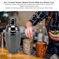 Miniatyrbillede 8 af 8: Bar Cocktail Shaker i Rustfrit Stål - Sort