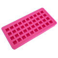 Miniatyrbillede 2 af 8: 40Grids Silikone Isterningbakke Firkantet Form Isterninger Maker Form DIY Køkken TilbehørRose Rød