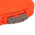 Miniatyrbillede 7 af 8: Fiskegrejæsker Fortykkede Multifunktionelle Dobbeltåbning 4 Sidede Stødsikre Forseglede Vandtætte Fiskefoderbakke Orange